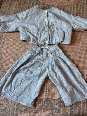 Light Blue Floral set